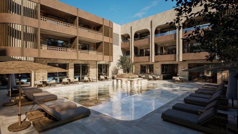 Pool view - Hotel Aethra